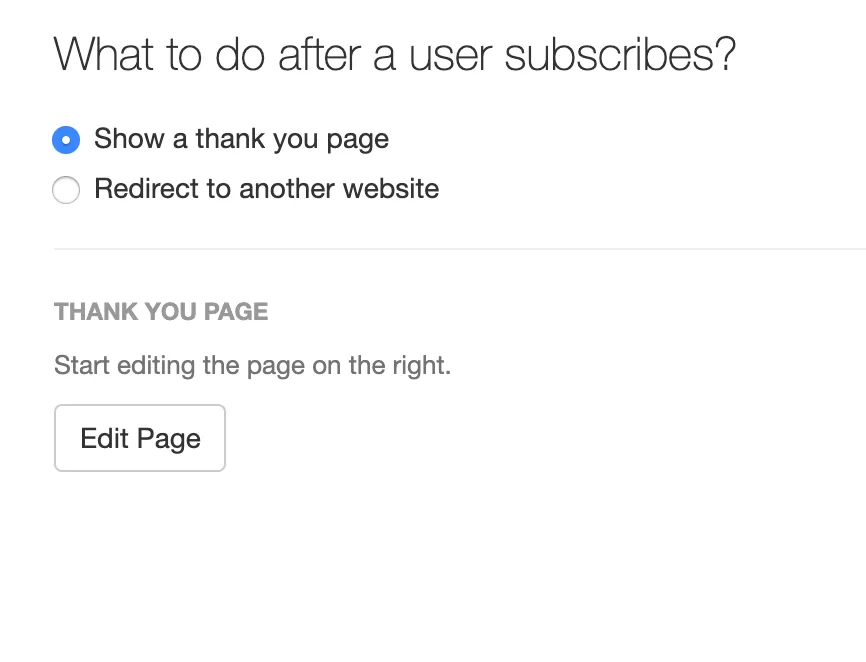 mailmunch landing page builder screenshot