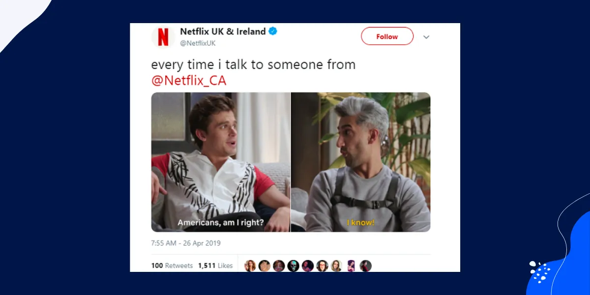 Examples of DTC Marketing: Netflix UK & Ireland
