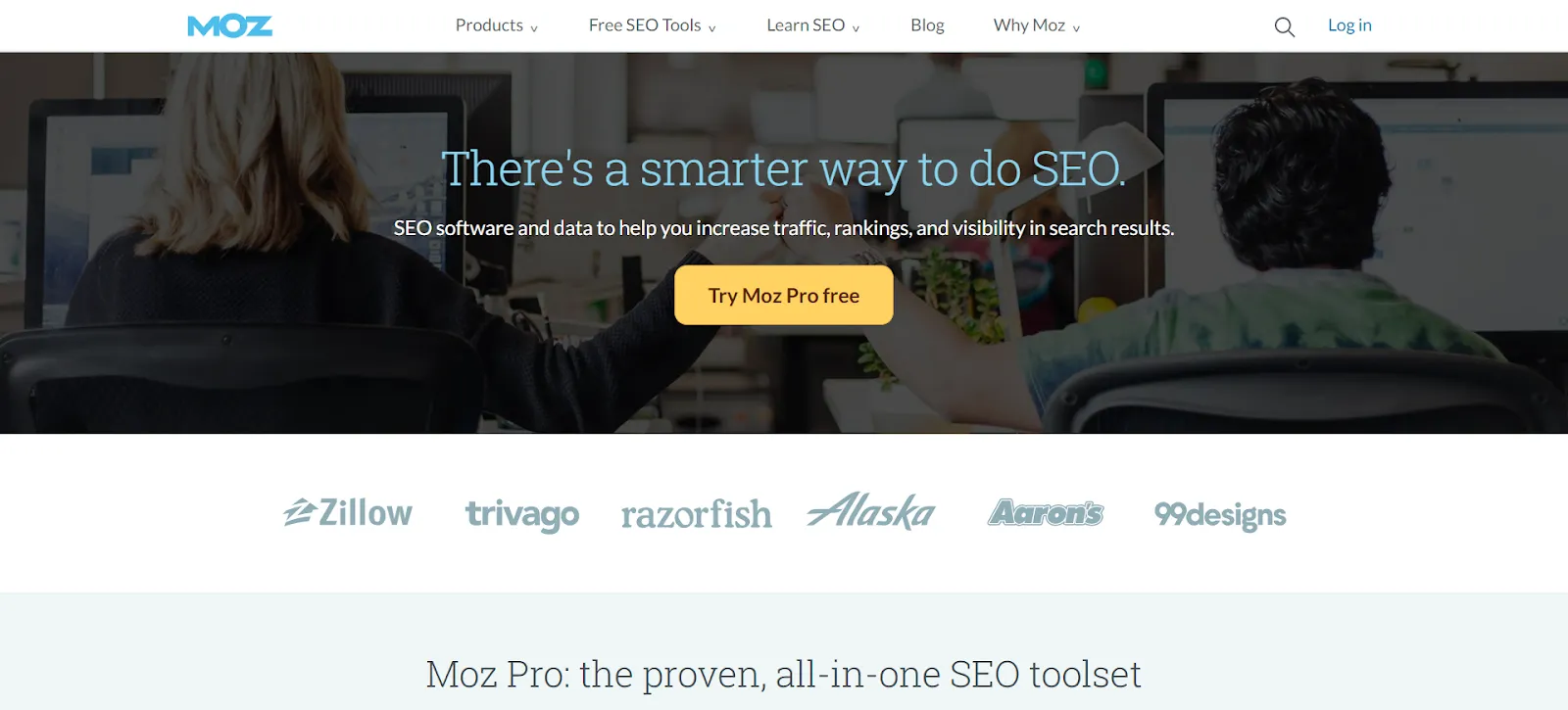 Marketing tool: Moz