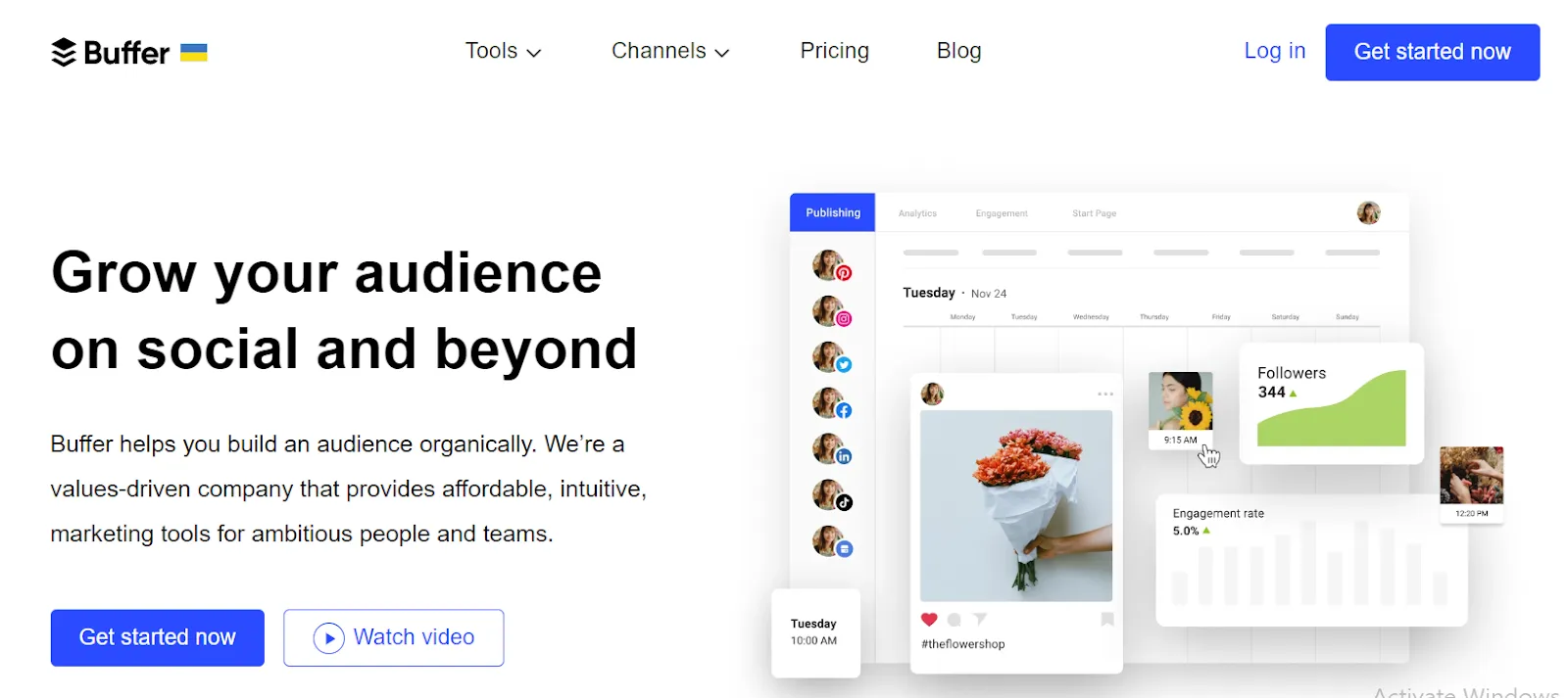 Marketing analytics tool: Buffer