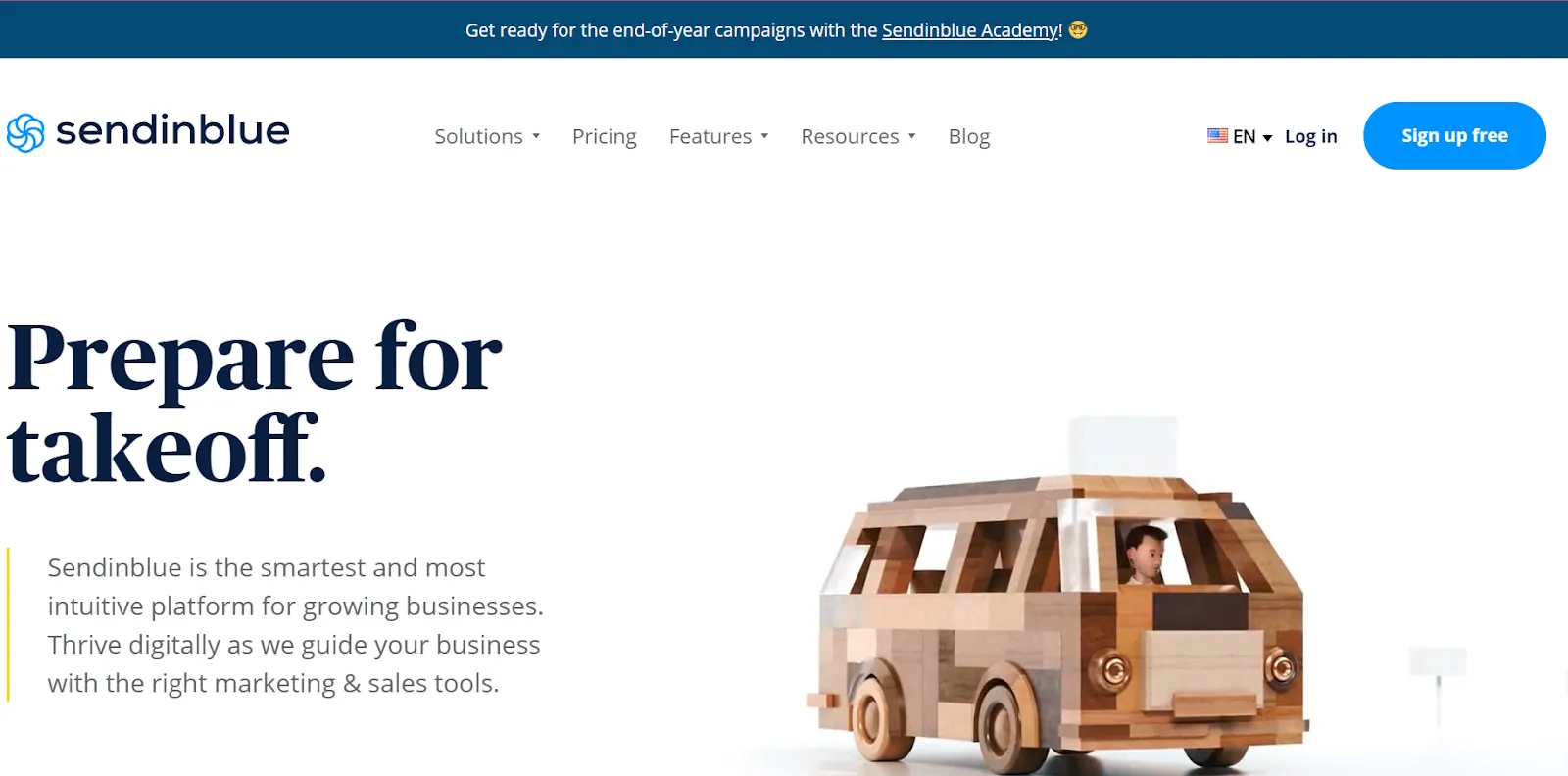 Best email marketing plugin: SendinBlue