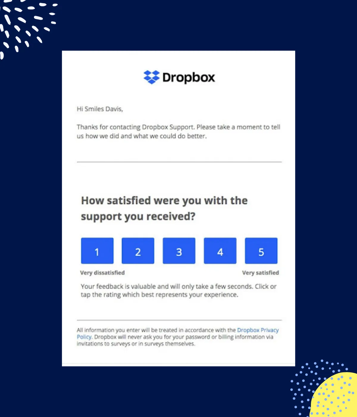 Minimum form fields - Dropbox's example