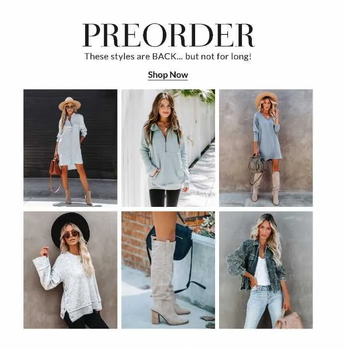 Pre-order or waitlist announcment email: Vici