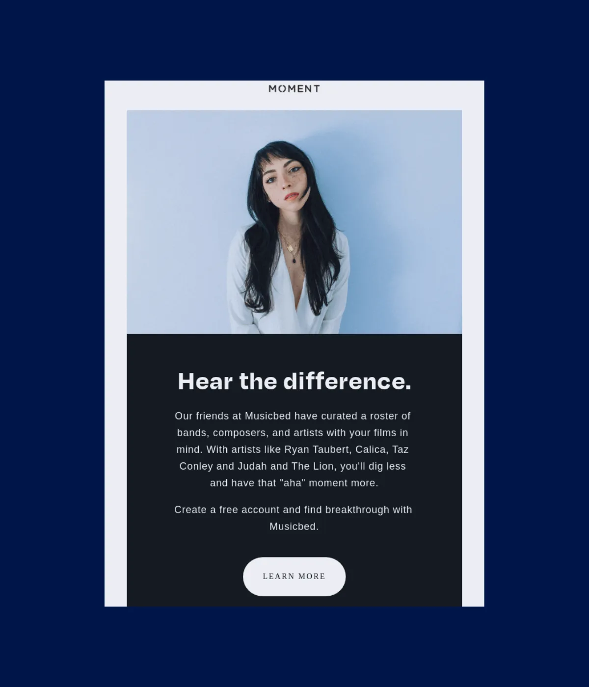 Stick to one topic example