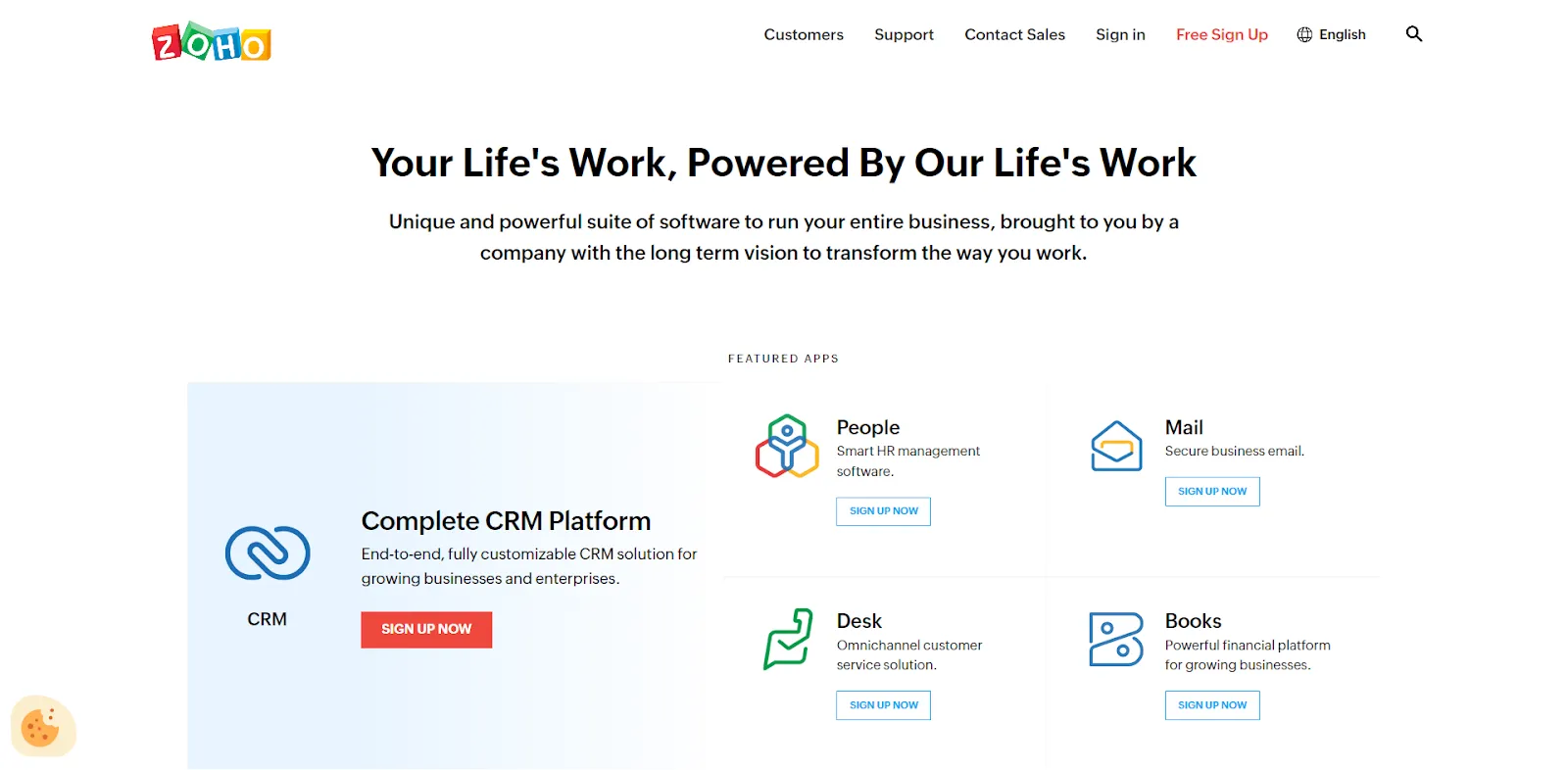 Marketing tool: Zoho