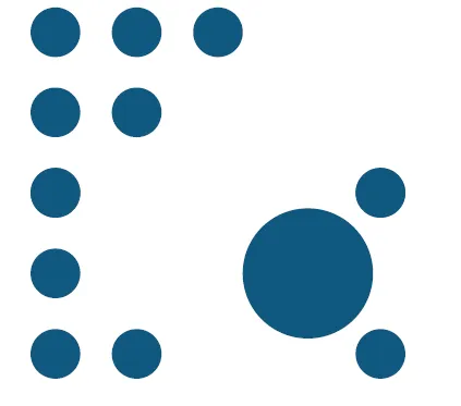 circles shown in proximity to each other