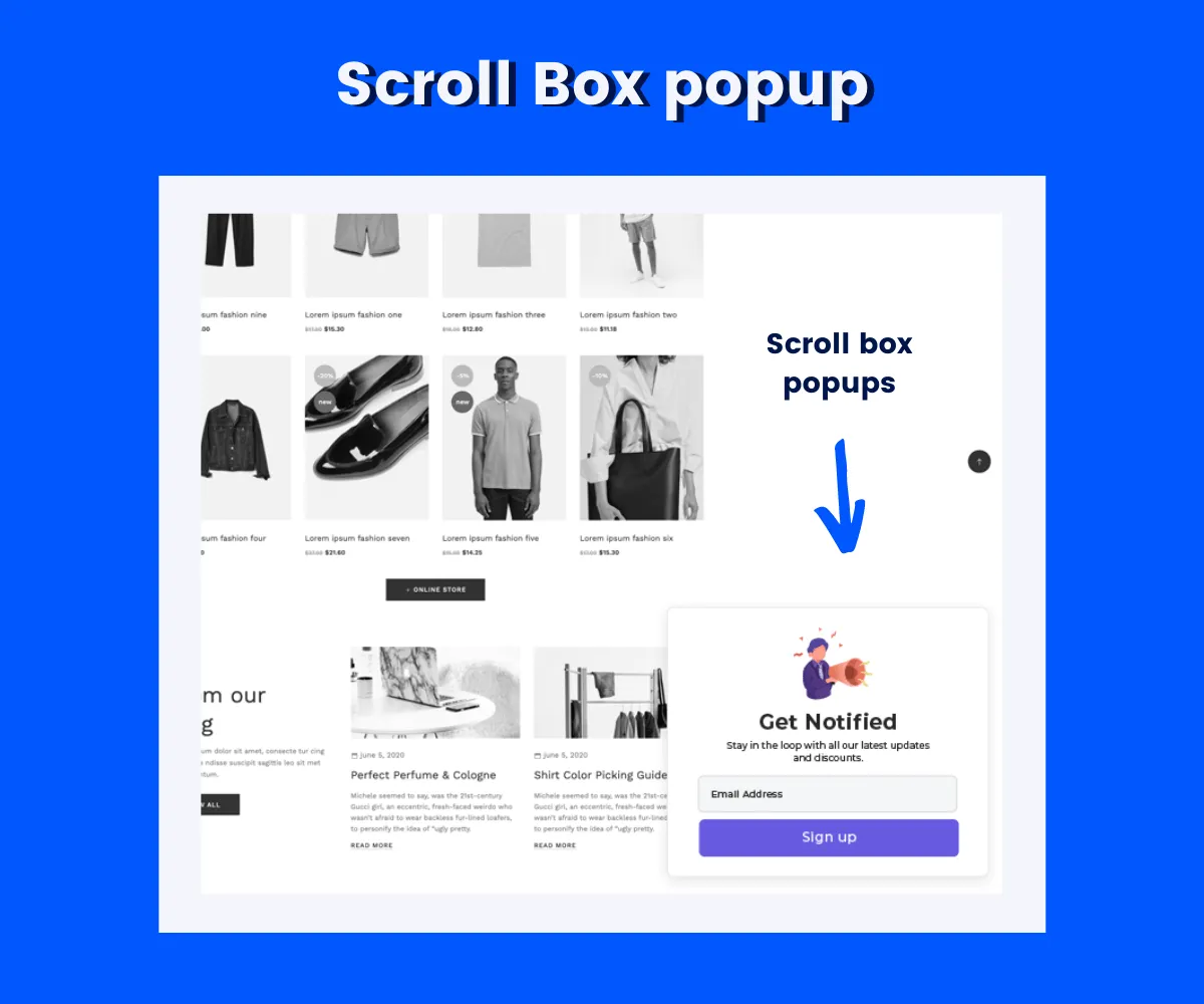 scroll-in popup