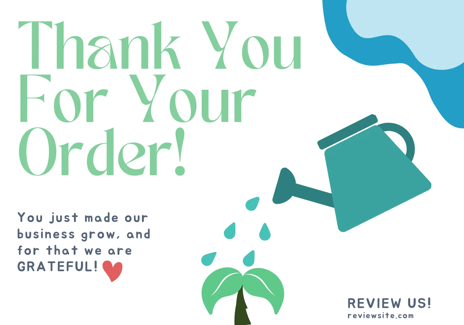 Asking for a review: an example
