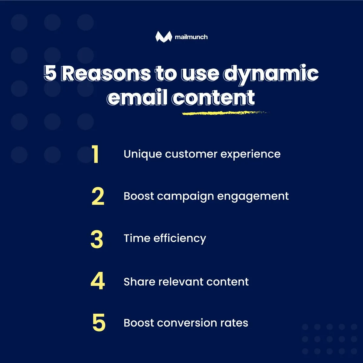 5 reasons to use dynamic email content