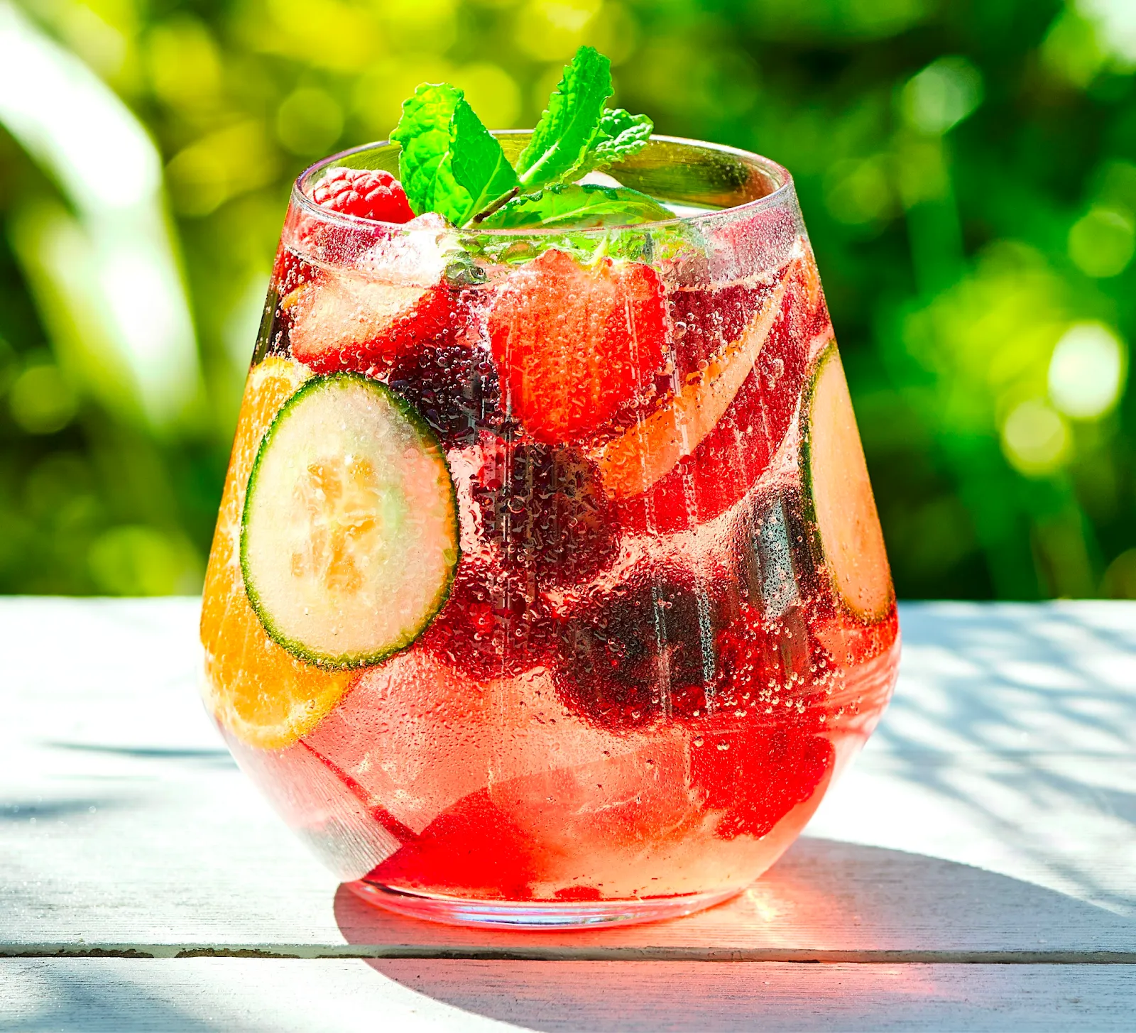 A summer mocktail