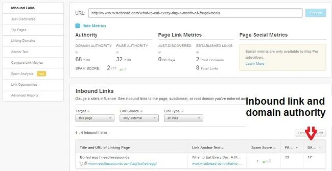 Using MOZ to Boost Blog Traffic