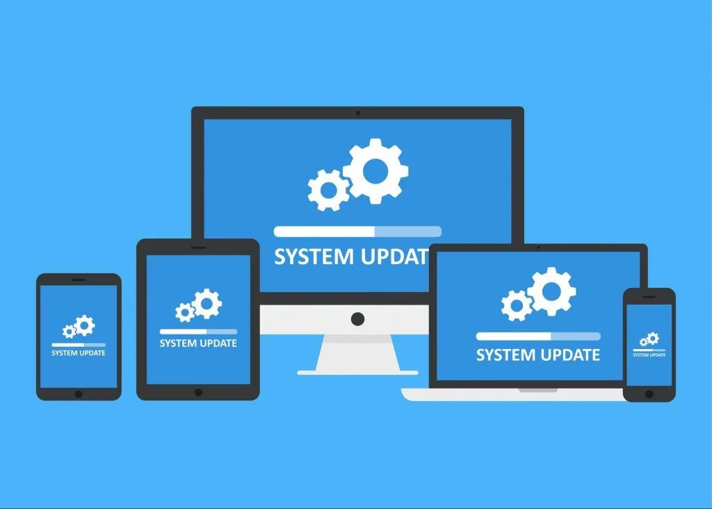 system update graphic