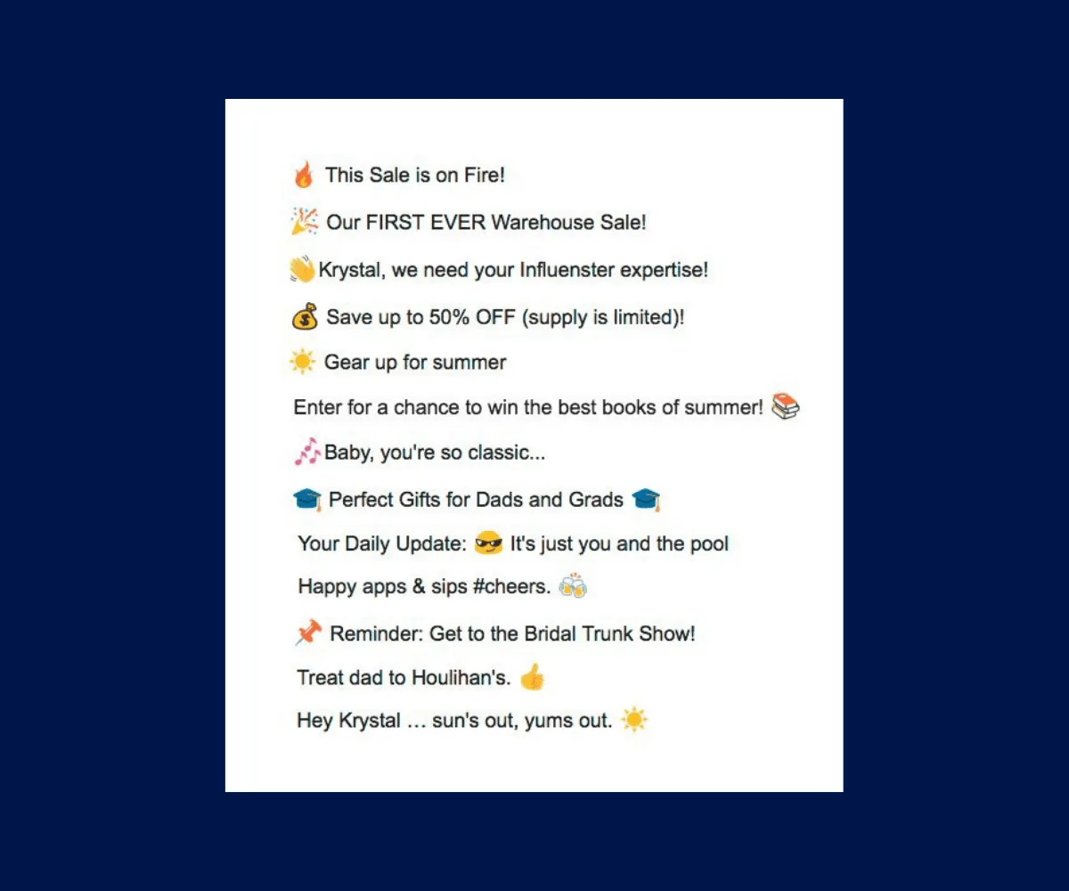 use emojis