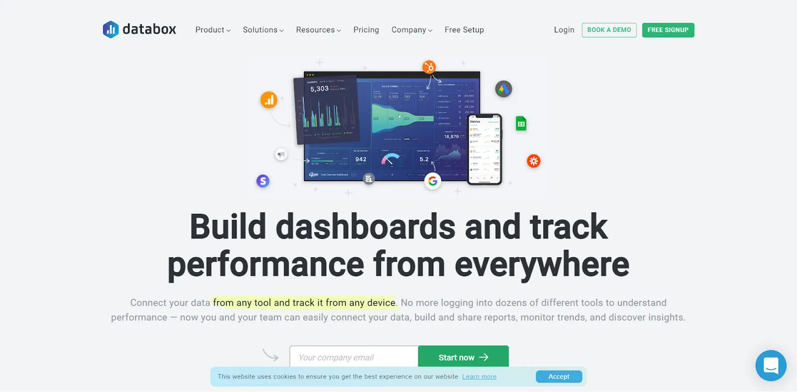 Marketing tool: Databox