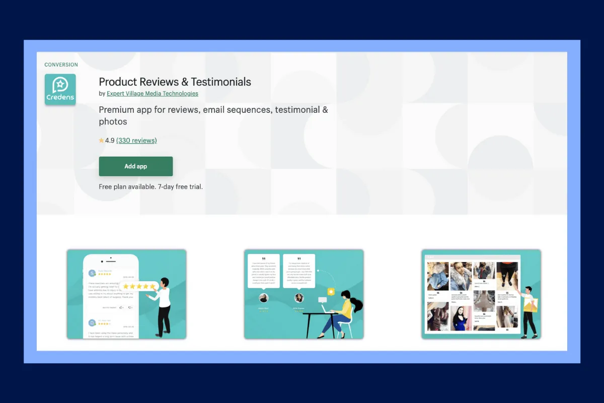 Product Reviews and Testimonials Shopify App