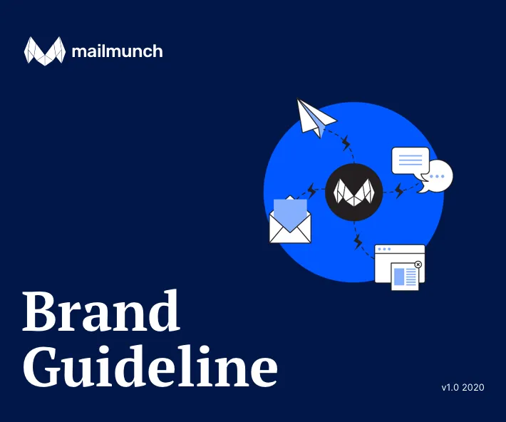 Mailmunch brand guideline: Brand guideline (cover)