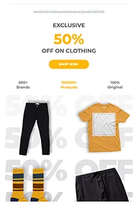 Email newsletter template