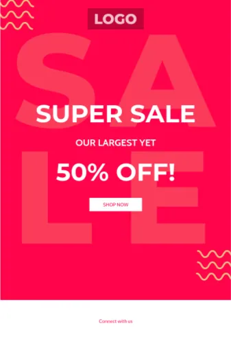 Super Sale email template