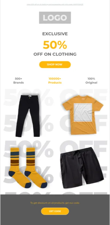 Super Offer email template preview