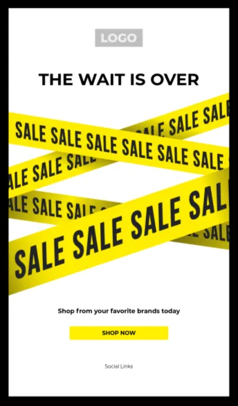 Mega Offer email template preview