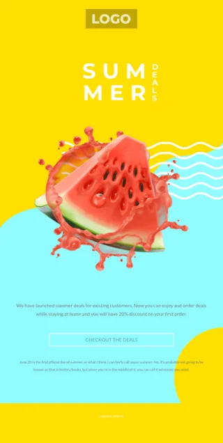 Summer Season Sale email template
