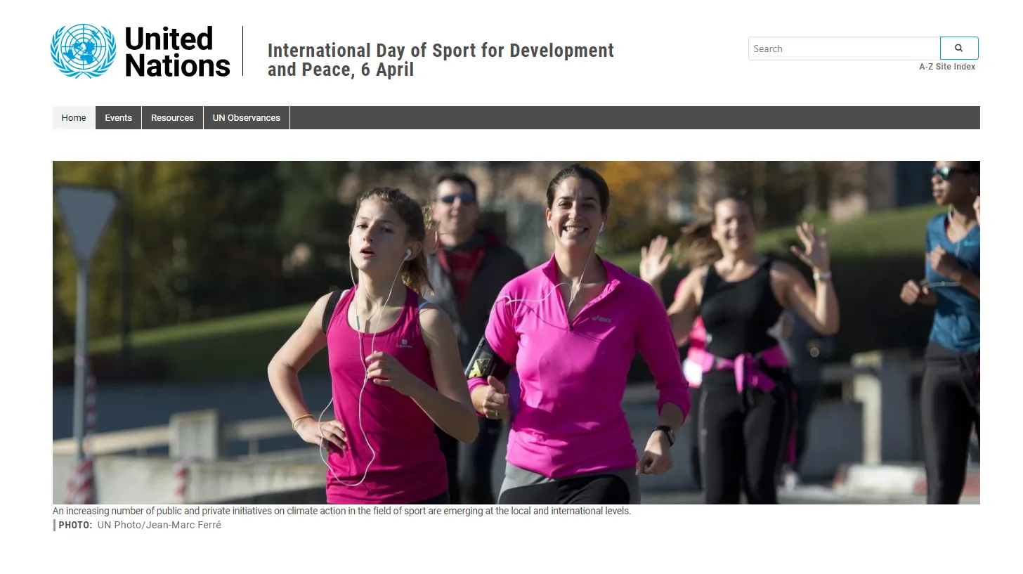International Day of Sport for Development and Support