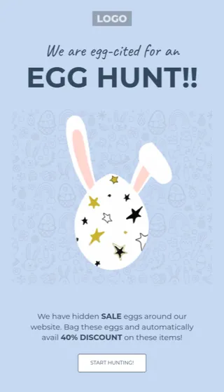 Easter email template