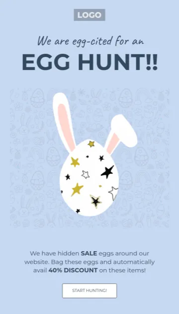 Easter email template