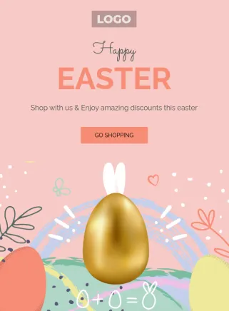 Easter Egg email template