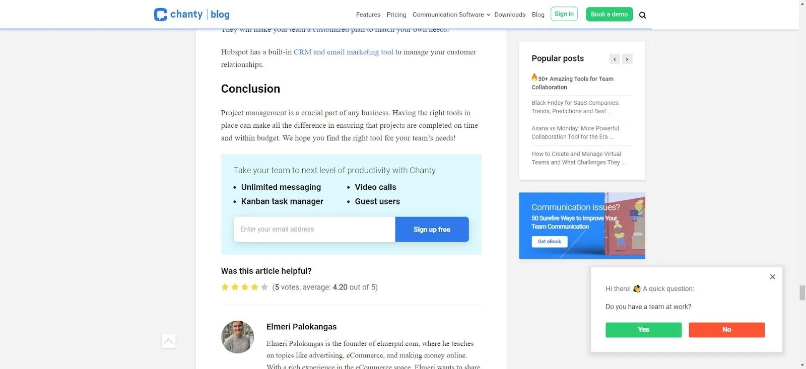 Testing the CTA buttons