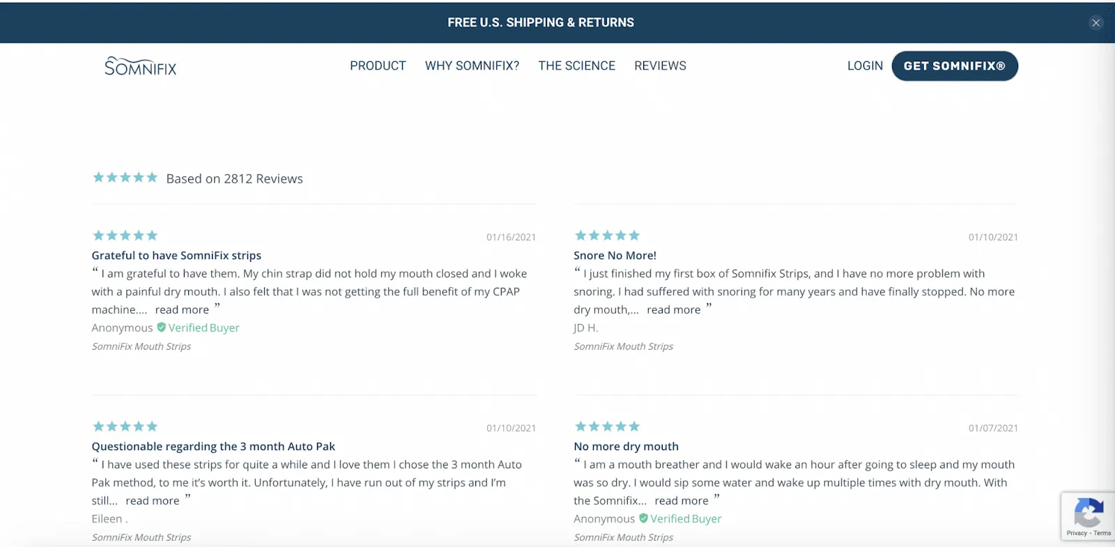 Use a static page instead of a slider