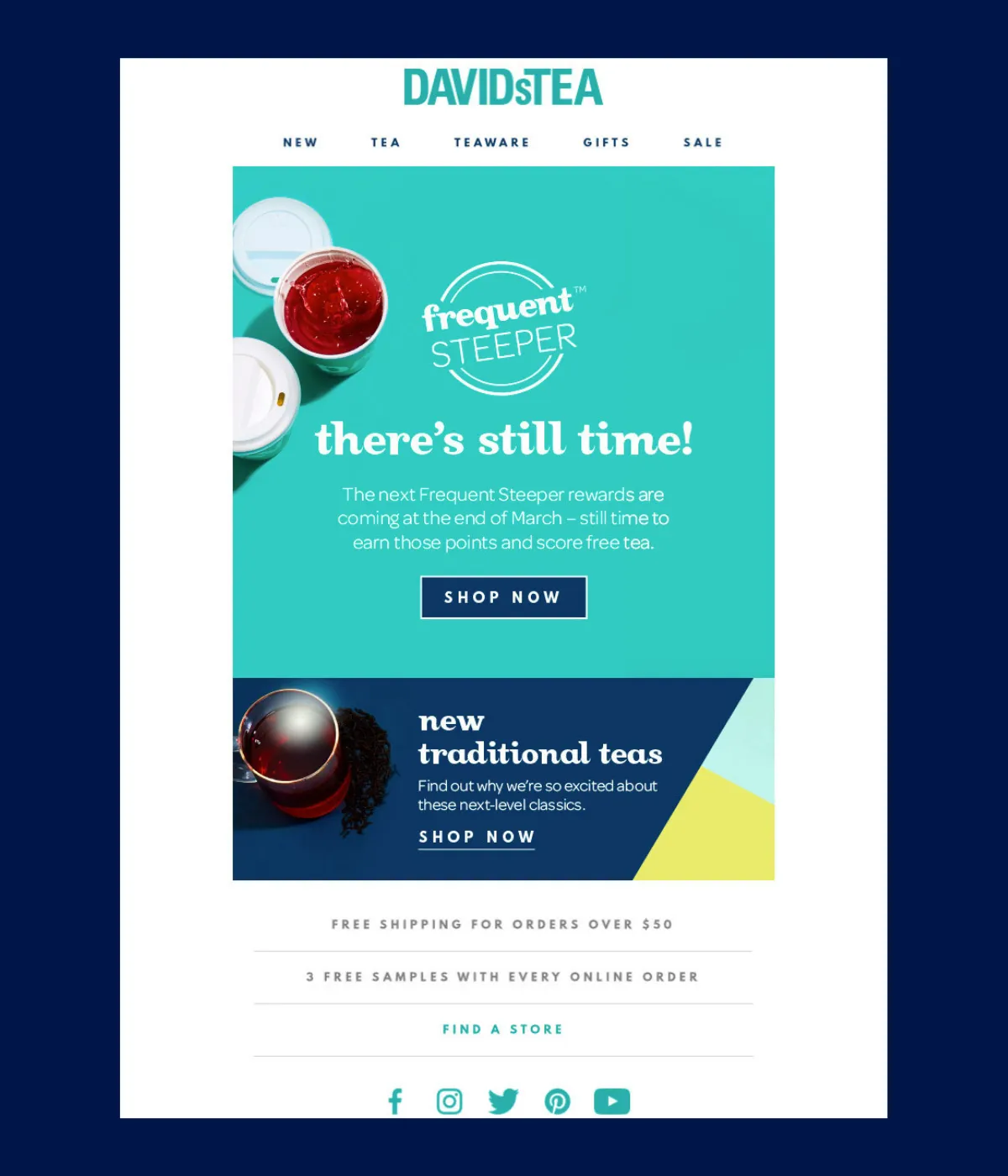 David's Tea campaign