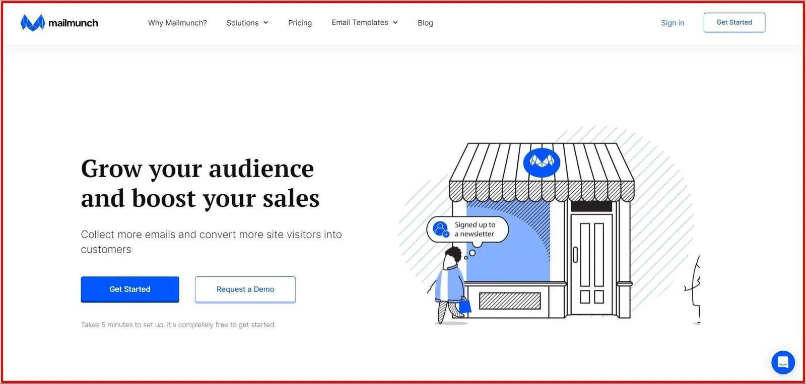 Mailmunch Homepage Image