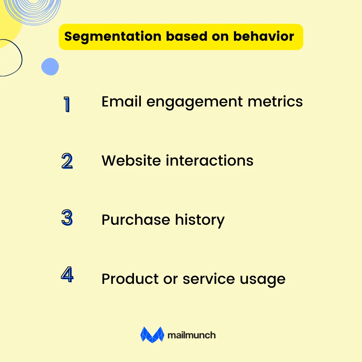 Infographic: Segmentation based on Behavior