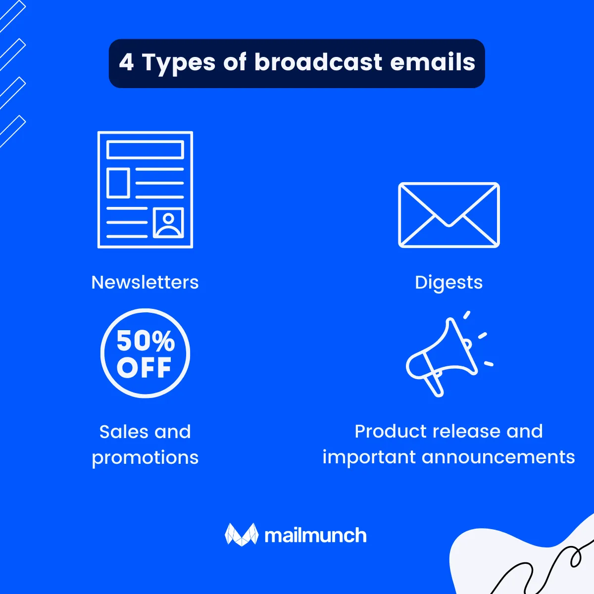 4 Types of broadcast emails