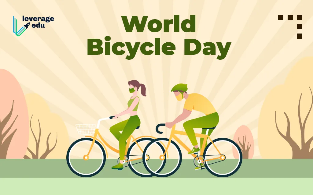 June newsletter ideas example: World Bicycle Day
