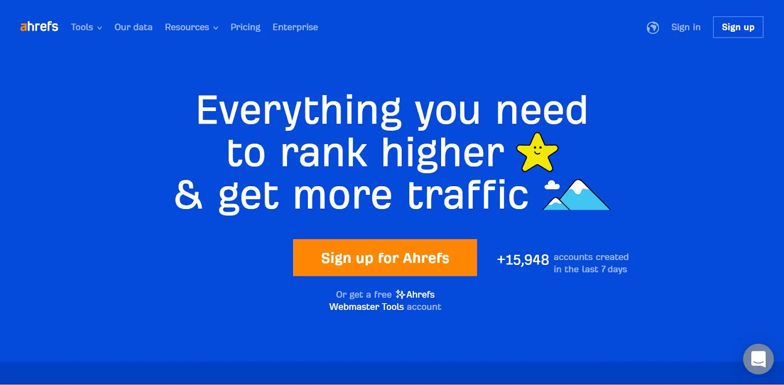 Marketing tool: Ahrefs