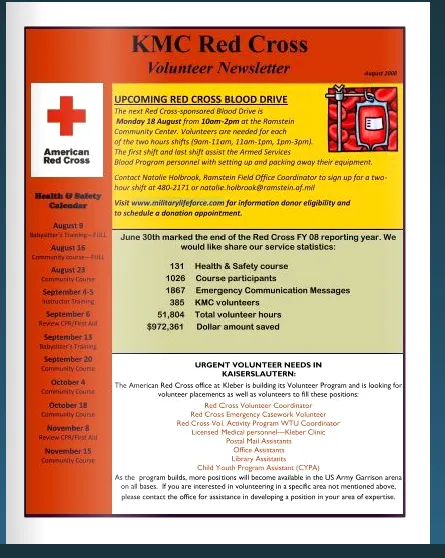 National Volunteer Week: April newsletter idea