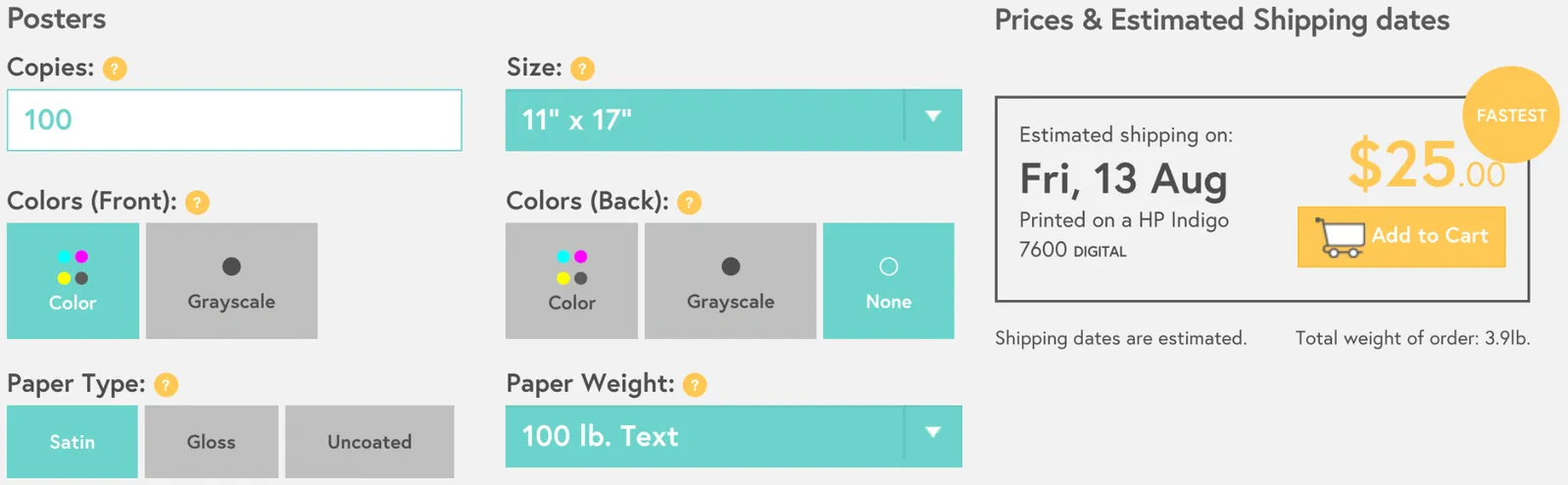 Image showing discounts on higher volume of orders