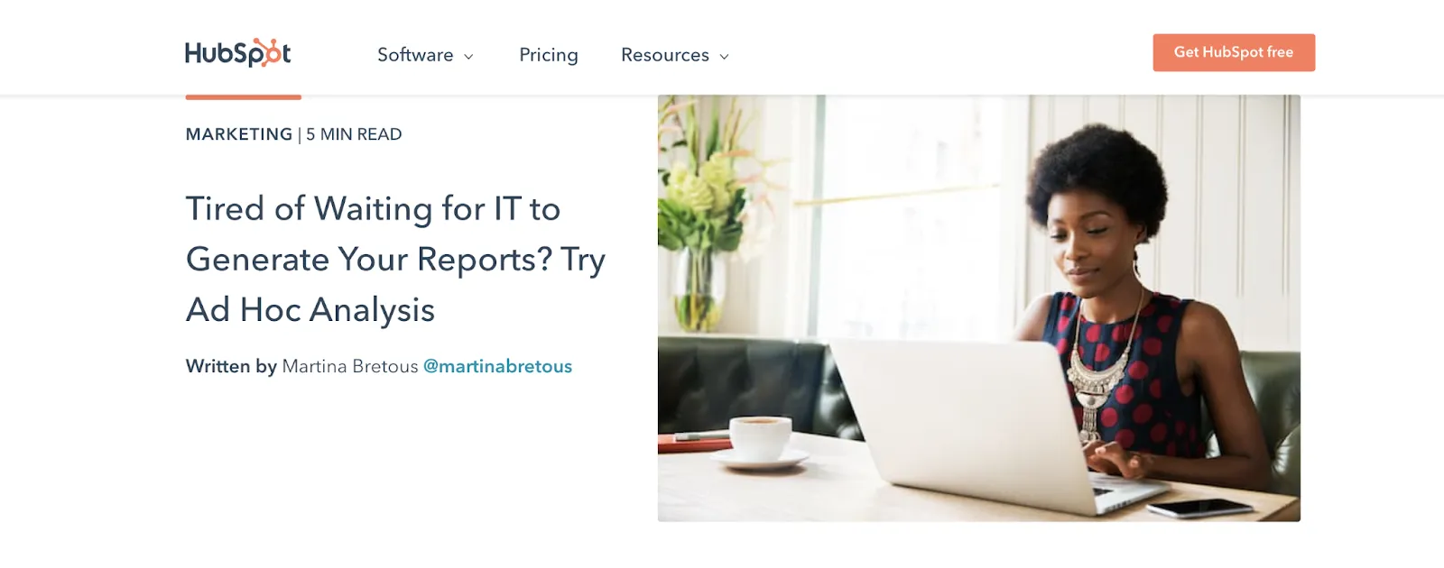 page headline example