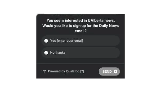 Popup Questions