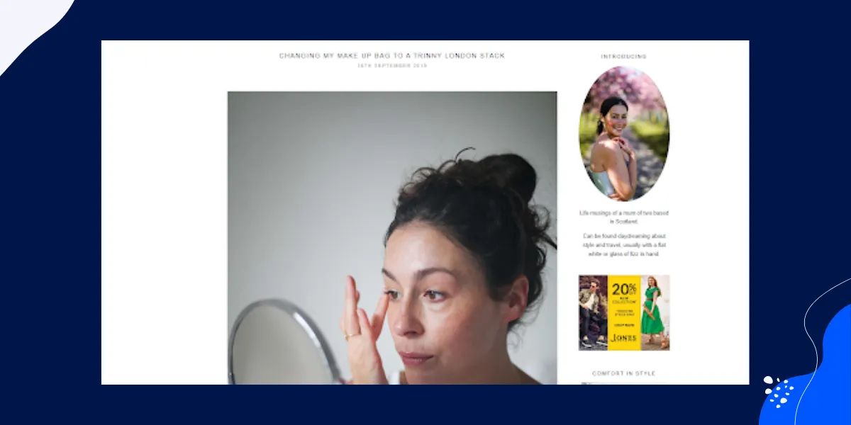 Examples of DTC Marketing: Trinny London