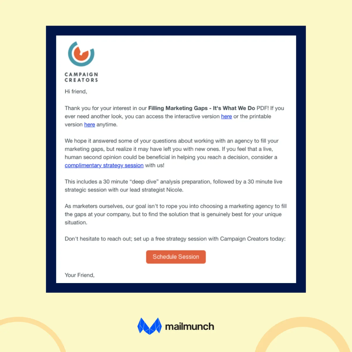 Plain text example
