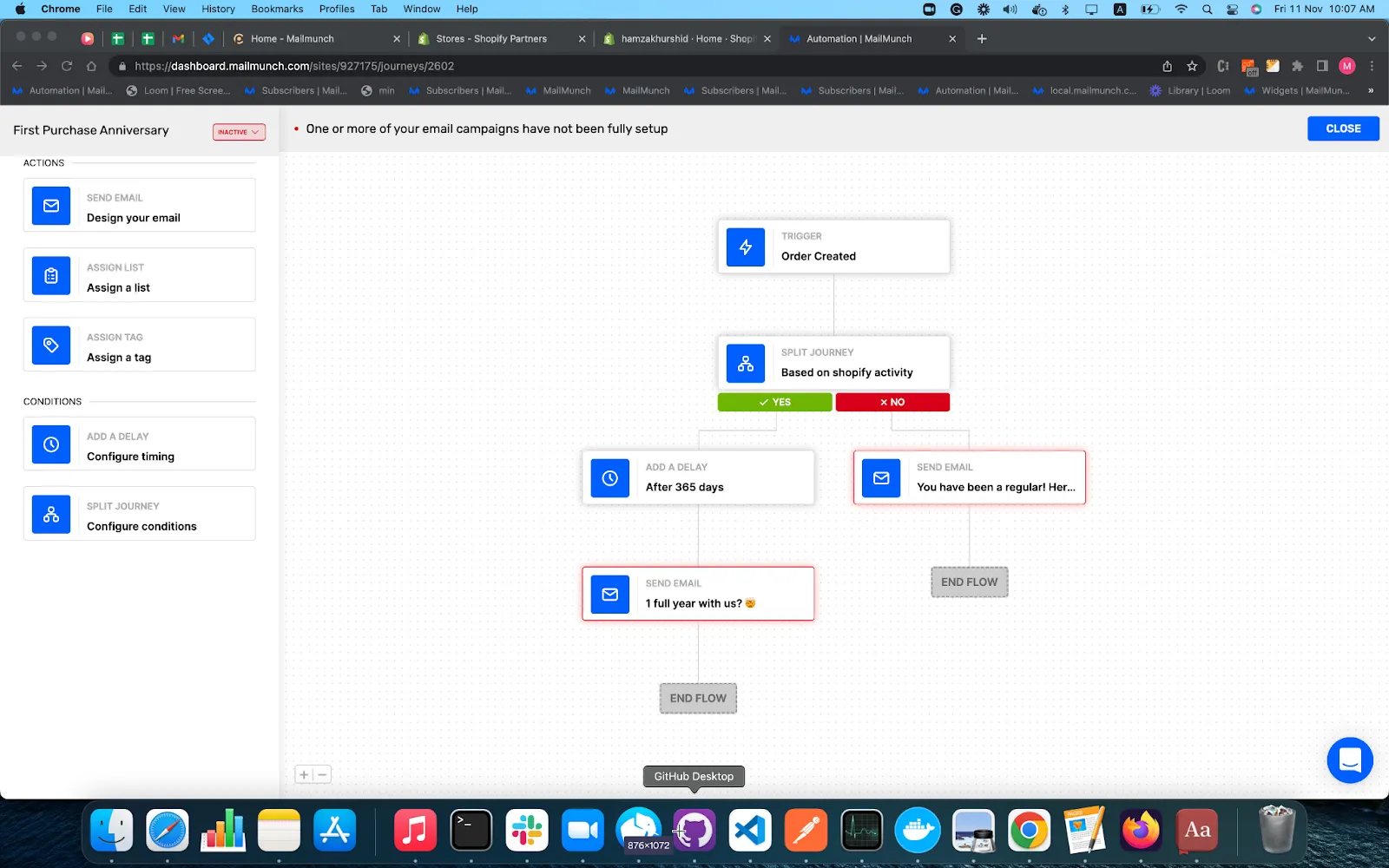 Automated milestone flow