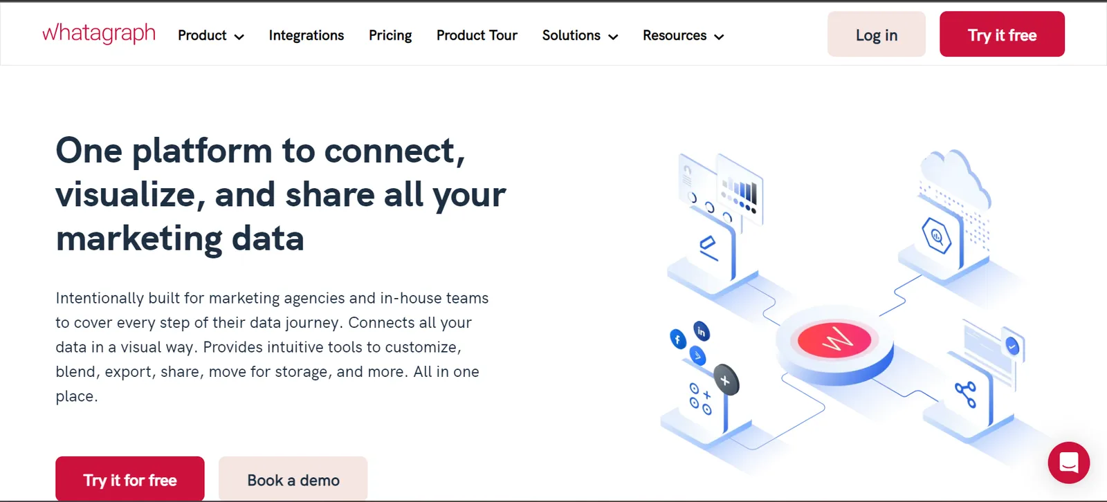Marketing analytics tool: Whatagraph