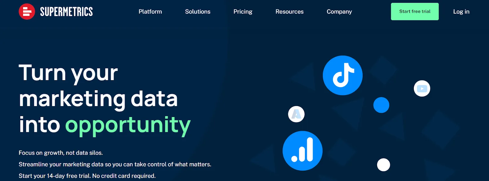 Marketing analytics tool: Supermetrics