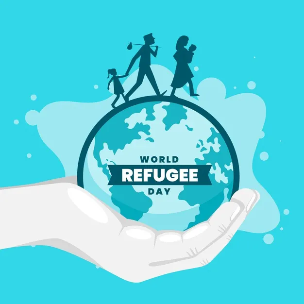 June newsletter ideas example: World Refugee Day