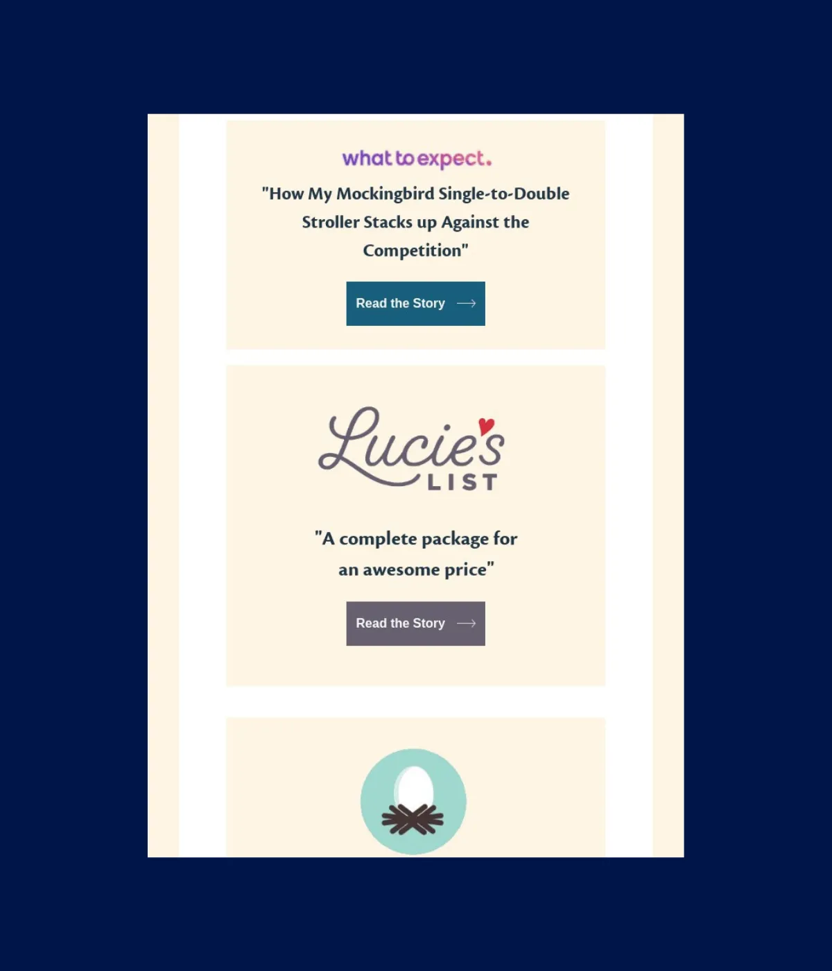Customer reviews example