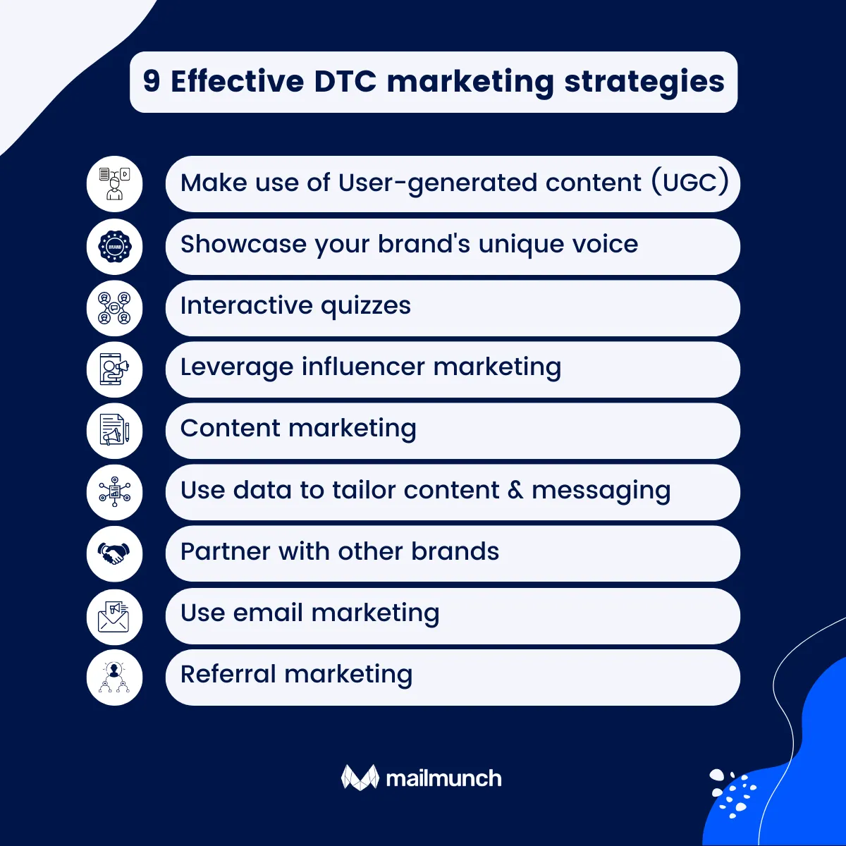 Infographic: 9 Effective DTC Marketing Strategies