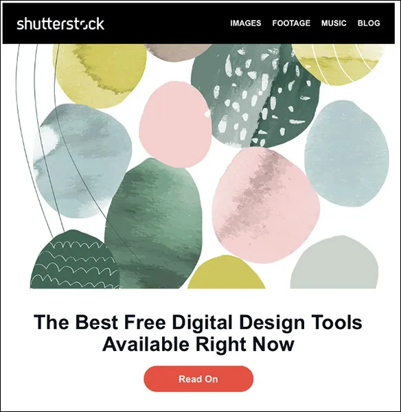Shutterstock's example